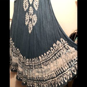 Beautiful denim like detail dress, so pretty on!!